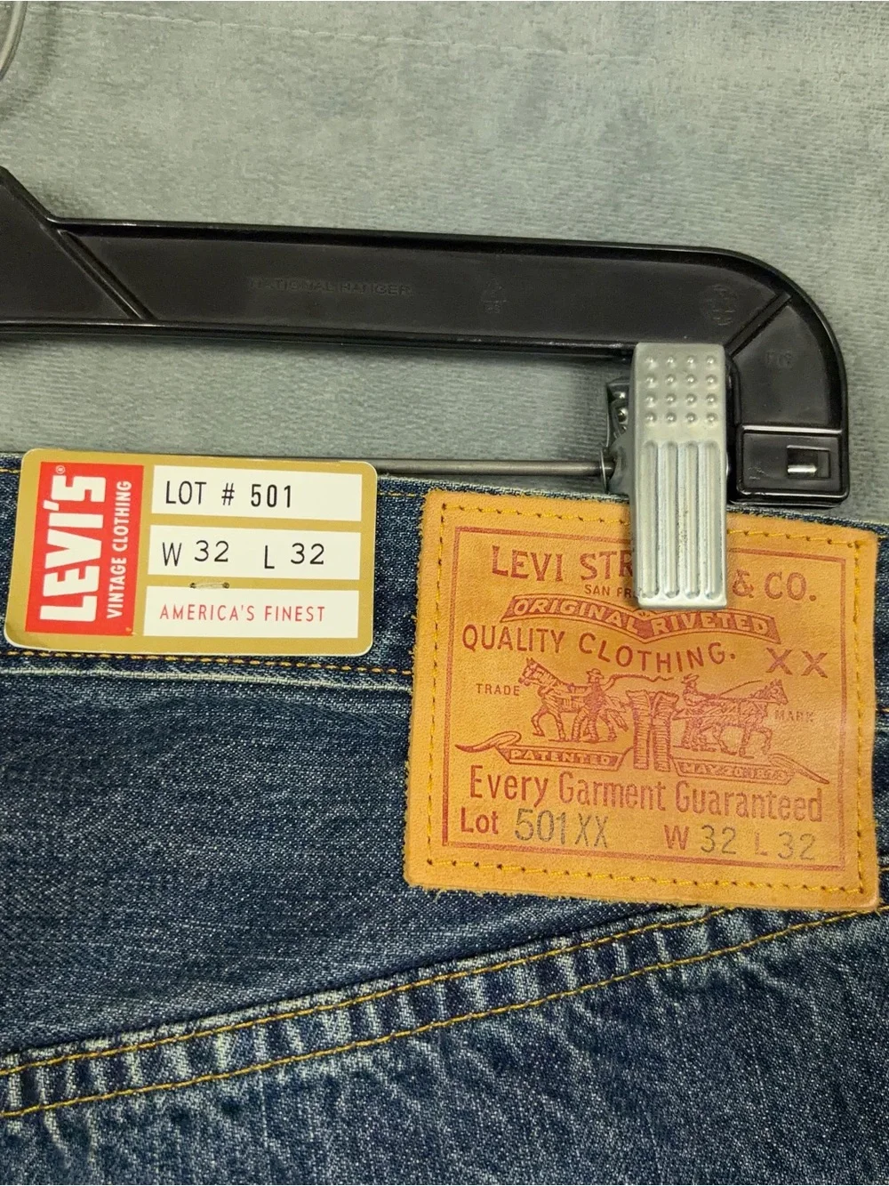 Levis Vintage Clothing LVC 1947 501 XX Selvedge Jeans Mens Size 32x32 Made Japan